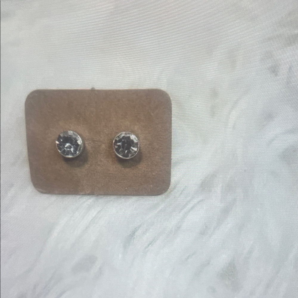 Elegant Silver Stud Earrings